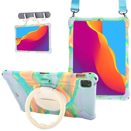 For iPad Air 10.9" 2022 Pro 11" Shockproof Silicone Case Kids Strap Stand Cover - Picture 21 of 64