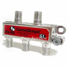 5pc CommScope DIGITAL CABLE TV INTERNET 5-1002Mhz 4 way Cable SPLITTER