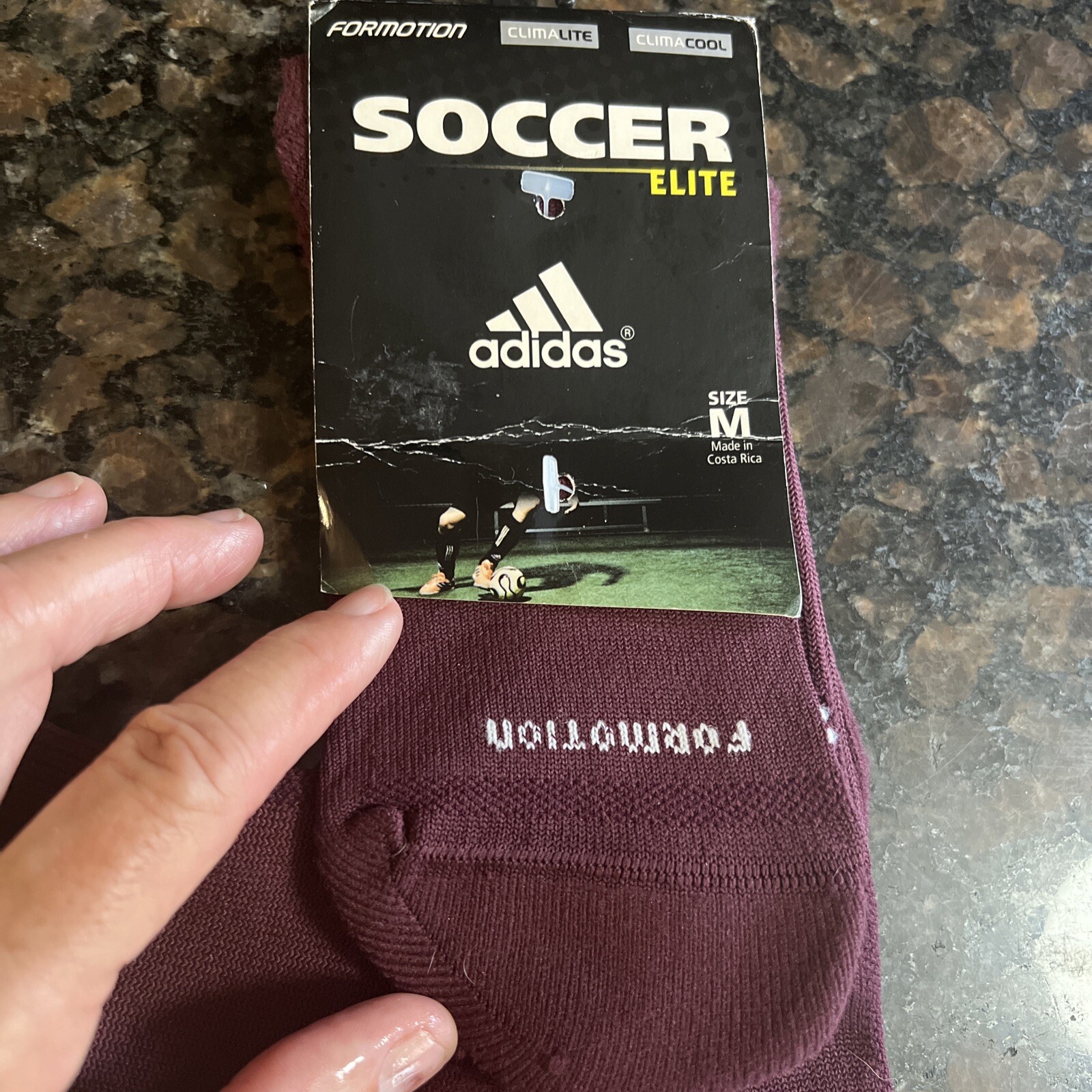 Adidas NCAA Formotion Elite Soccer Sock Men's M Sz 58.5 Women's Sz 59