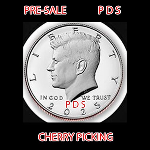 2025 P D S Kennedy Half Dollar 3 Coin Set Uncirculated US Mint ⭐READY 2 SHIP⭐ - Picture 3 of 3