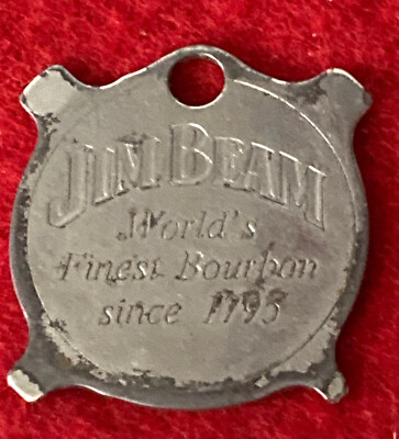 VINTAGE JIM BEAM WORLD'S FINEST BOURBON SINCE 1795 KEY CHAIN SCREWDRIVER