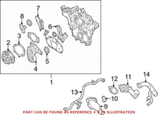 Genuine OEM Engine Water Pump Gasket for Saab 12660159