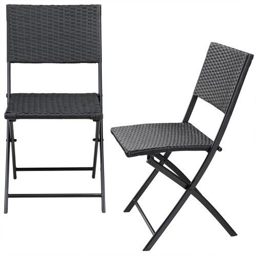 CASARIA® Klappstuhl Gartenstuhl Klappbar Polyratten Camping Garten Balkon Stuhl - Bild 5 von 9