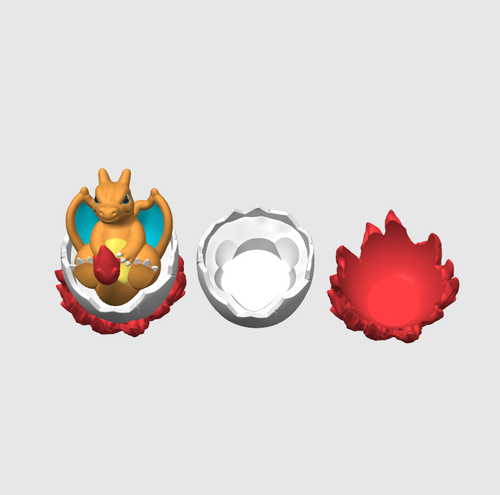 Easter Day Charizard Mega Version Y Chibi Cute Pokemon Figure Gift - Picture 6 of 26