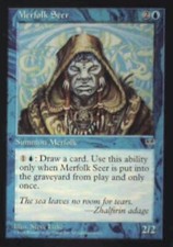 Merfolk Seer - Mirage: #76, Magic: The Gathering Nm R109