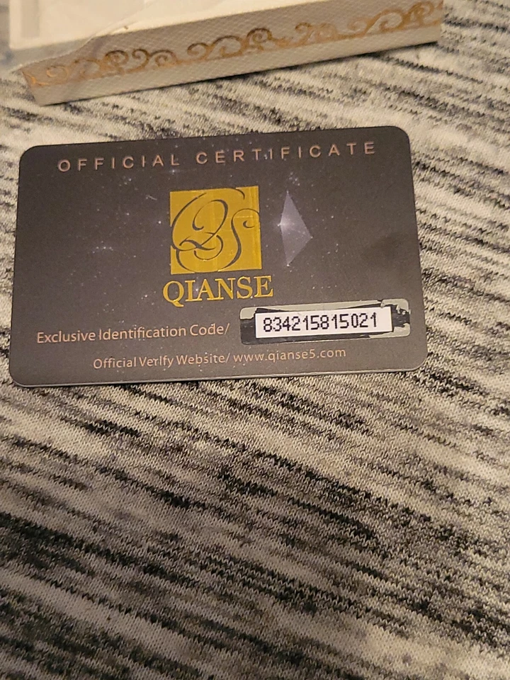 Collar Corazón QIANSE LOVE YOU FOREVER con CERTIFICADO Foto 4 de 4