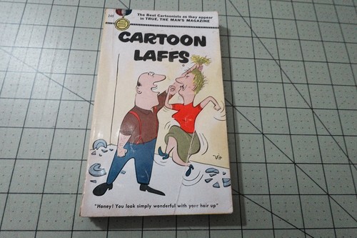 CARTOON LAFFS FROM TRUE  MEN'S MAGAZINE  1952 GOLD MEDAL PBO HUMOR CARTOONS - Foto 1 di 3