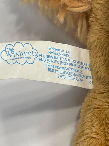 Wishpets Ltd Dog Stuffed Animal Cocker Spaniel Charlie Brown Toy Plush Bows VTG - Picture 8 of 11