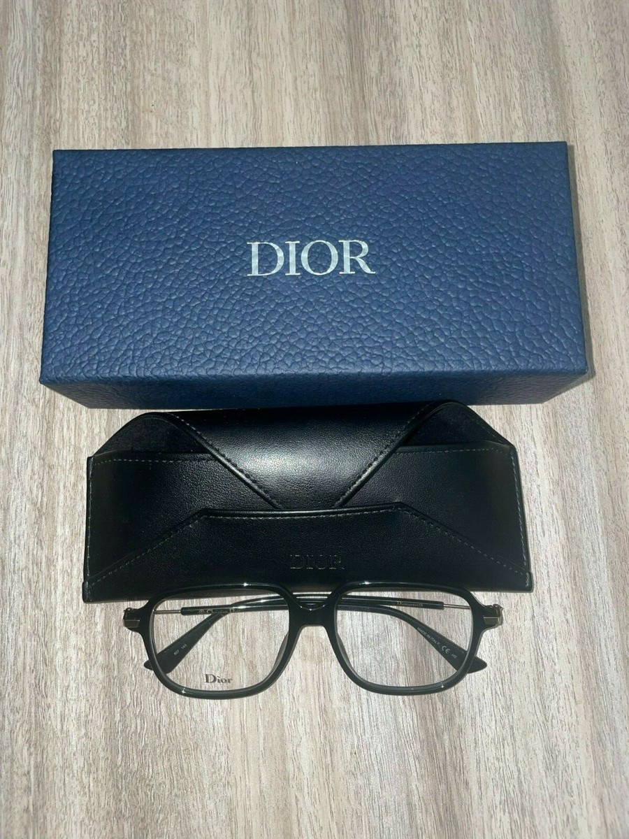 Christian Dior Dioressence 11 807 Black Eyeglass Frames 53-17-145 Italy Made NEW CHRISTIAN DIOR EYEGLASSES ESSENCE 11 807 BLACK 53mm RX  main image 2