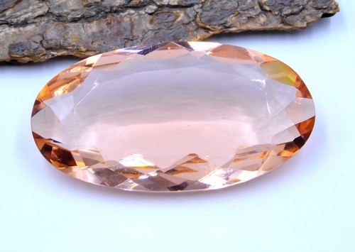 Multi Cut Oval Loose Lab Created Gemstone 25x47 MM For Pendant Making P-2986 - Picture 7 of 15