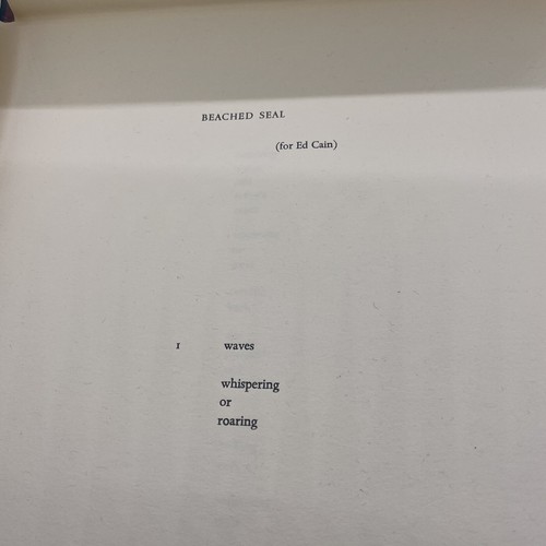 EDWARD CAIN - Beached Seal - 1982 Art Poetry Limited Edition - Bild 6 von 7