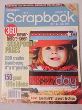 Creating Keepsakes Scrapbook Idea Book Volume 10 360 Best Page Design Ideas LNC