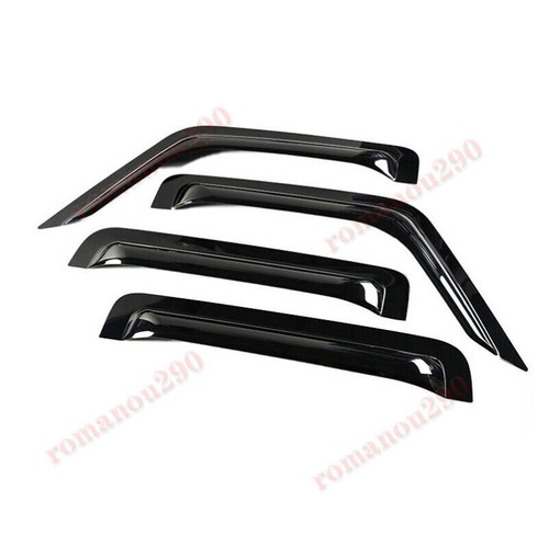 4 viseras negras para ventana para Benz Clase G 2019-2024 protector solar ventilación deflectores - Imagen 2 de 7