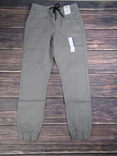 Denizen Levi's NEW NWT Mens XS Tan Gray Jogger Pants Flex Slim Fit Flex