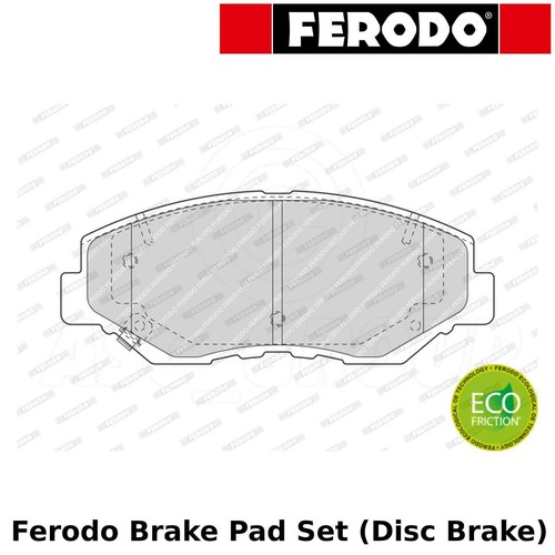 Juego de pastillas de freno Ferodo - delanteras - se adapta a Honda Accord (CM, CL, CN), CR V (RD) 02-05 - Imagen 1 de 2