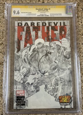 Daredevil: Father #1 CGC 9.6 Signed By Joe Quesada Wizard World Limited Edition