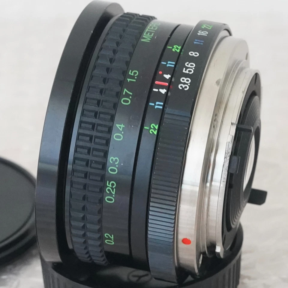 Near MINT Cosina MC 20mm f/3.8 Wide Angle Macro Lens Contax/Yashica Mount Japan - Image 4 of 4