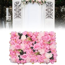 12PCS Artificial Rose  Dahlia Flower Wall Panels Wedding Party Bouquet Decor