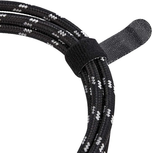 Amazon Basics 1/4 Zoll Tweed Stoffmantel rechtwinkliges Instrumentenkabel - 10 Fuß - Bild 3 von 7