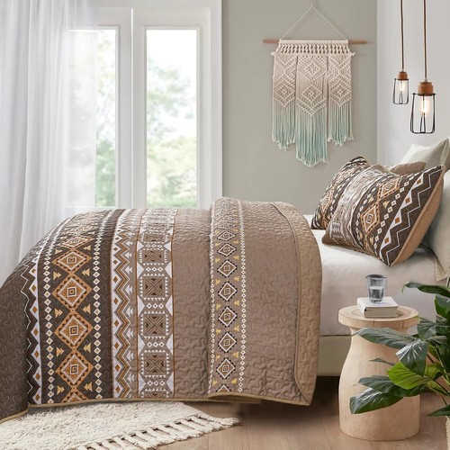 WONGS BIANCHERIA DA LETTO 3 pezzi trapunta bohemien copriletto set lenzuola queen king - Foto 31 di 87