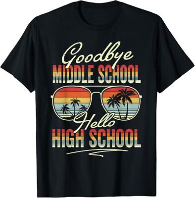 Vintage Goodbye Middle School Hello High School Summer Gift