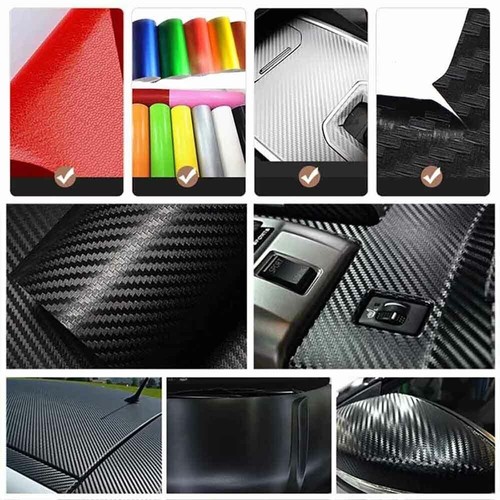 Interior Center Console Carbon Fiber Molding Sticker Decals For Tesla Model X/S - Picture 10 of 11