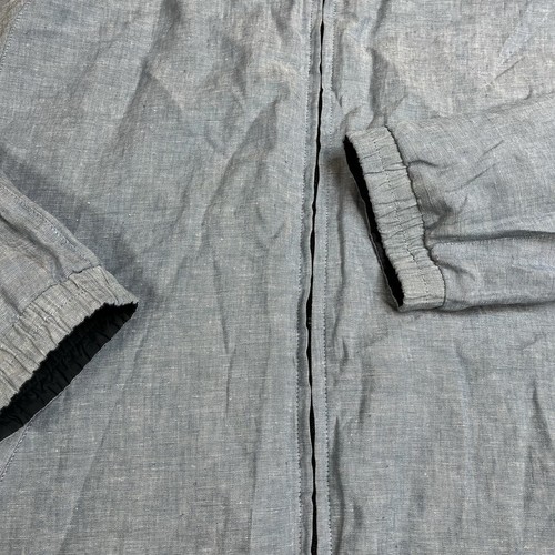 Loro Piana Wende Bomberjacke 100% Leinen Blau Herren 2XL (US) 3XL (IT) Kapuze - Bild 11 von 24