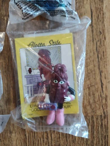 2001 The California Raisins Dancin Raisins Alotta Stile Figures Toys Hardee's - Picture 2 of 10