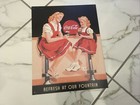 Coca-Cola Refresh At Our Fountain Tin Sign Advertising Collectible Reproduction