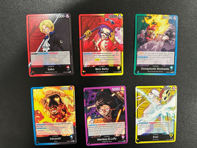 One Piece TCG OP05 Awakening of the New Era Base Leader Set | eBay