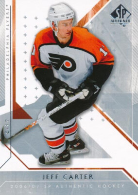 2006-07 SP Authentic #30 JEFF CARTER - Philadelphia Flyers