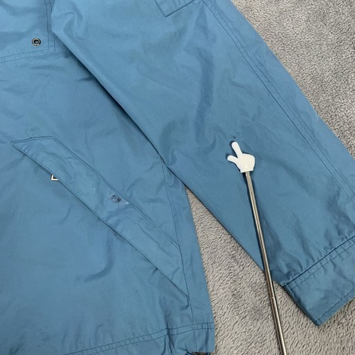 Cole Haan Military Jacket Mens Medium Blue Multi Pocket Lined Outdoor Utility - Picture 7 of 18