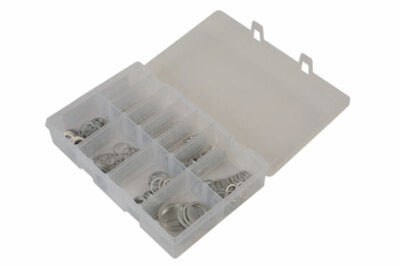 #ad Connect 31896 260 Piece Assorted Aluminium Washers GBP 23.52