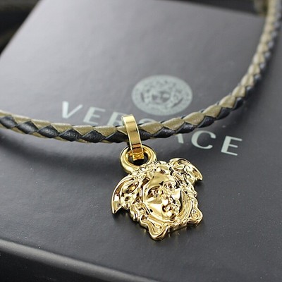 Versace necklace Medusa Gold Braided 