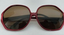 Christian Dior Vintage Ladies Sunglass Oversized Hexagon Made in Germany