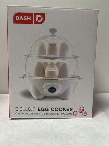 Dash Deluxe Egg Cooker 500 Watts Poach, Soft Boil, Omelette 12 Egg Capacity - Picture 3 of 10