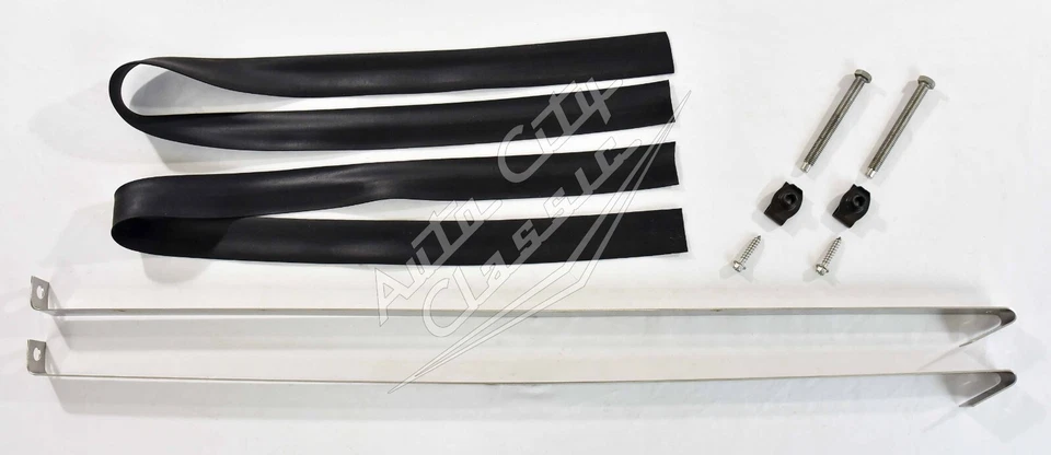 Kit de tanque de gasolina de acero inoxidable para 71-72 Buick GS - Unidad de envío de 2 líneas y correas Foto 3 de 4