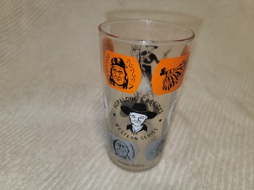 VASO HOPALONG CASSIDY VINTAGE AÑOS 50 - Imagen 5 de 10