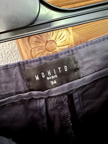 Mohito, Damen Hose, Gr 34/XS, Blau, Stoffhose, Cargohose, Business, Baumwolle - Bild 3 von 8