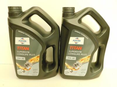 13,69 /l Fuchs Titan Supersyn Longlife Plus 0W-30 2 x 5 L  VW50300 50600 50601