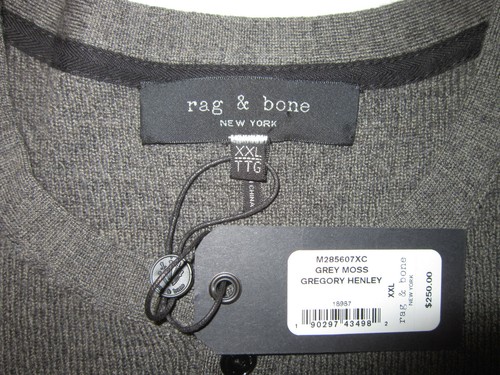 rag & bone Gregory Henley Style Pullover Sweater 84% Merino Wool Sz 2XL $250 - Picture 8 of 10