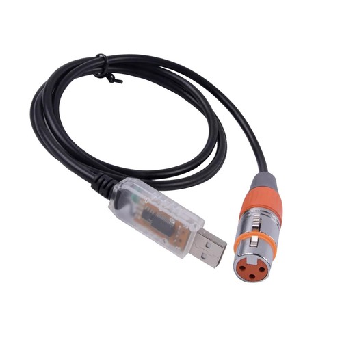 USB to DMX Interface Adapter Cable Stage Light PC DMX512 ControllerDimmer DMX C2 - Picture 4 of 7