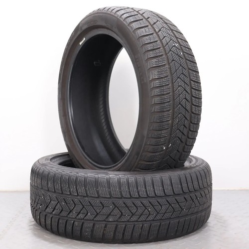2x Winterreifen Pirelli Winter Sottozero 3 225/45R18 91H MO 5,5-6mm DOT19/20 - Bild 1 von 5