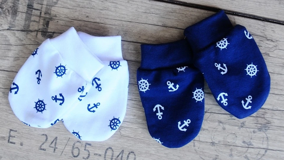 Baby Kratzfäustlinge 0–4 Monate Fäustlinge Handschuhe Jungen Mädchen Neugeborene