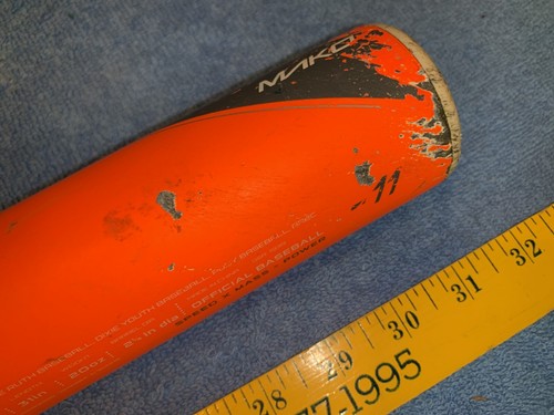 Easton Mako YB14MK Orange Baseball Bat  31"  20oz  HAS NICKS & DINGS - Picture 10 of 21