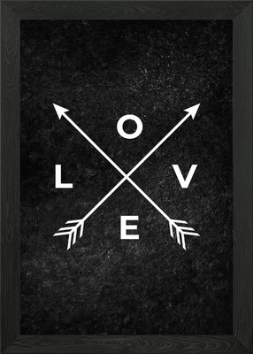 Love Framed Wall Art Poster Canvas Print Picture