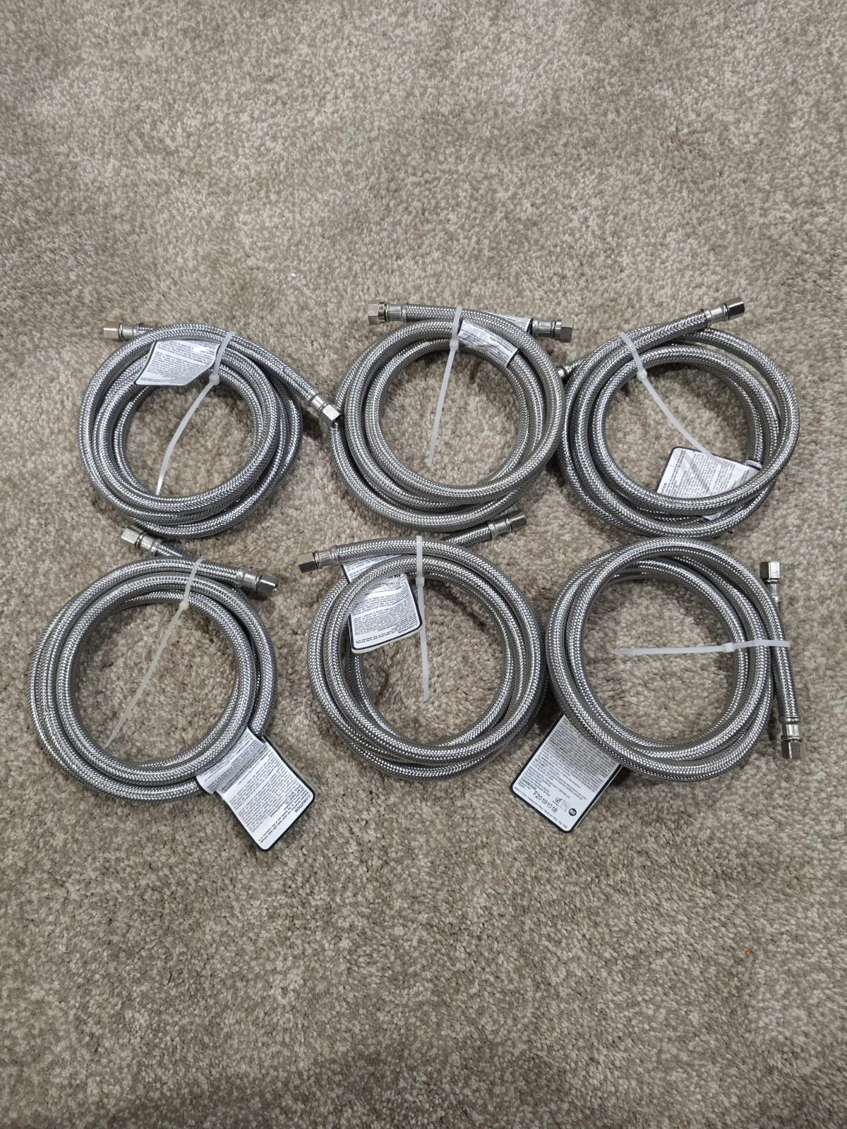 6 Of Stainless-Steel Refrigerator Waterline New