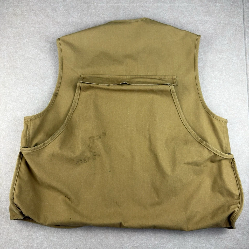 Vintage Gamehide Vest Mens M Tan Shooting Hunting Utility Ammo Pockets Canvas. - Image 3 of 4