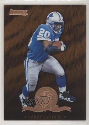 1996 Donruss Will to Win 3233/5000 Barry Sanders #5 HOF fm0