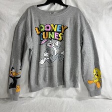 Vintage Looney Tunes Warner Brothers Sweatshirt Size XL 15-17 Girls